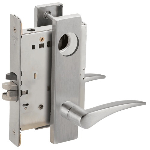 Picture of Schlage L9080 12 Mortise Storeroom Lock,  Field Reversible