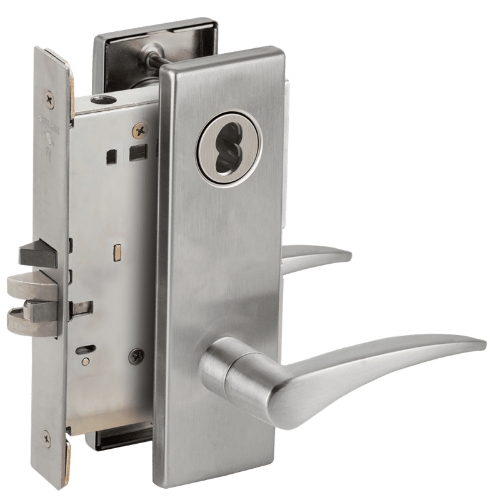 Picture of Schlage L9473 12 Mortise Dormitory/Bedroom Lock,  Field Reversible