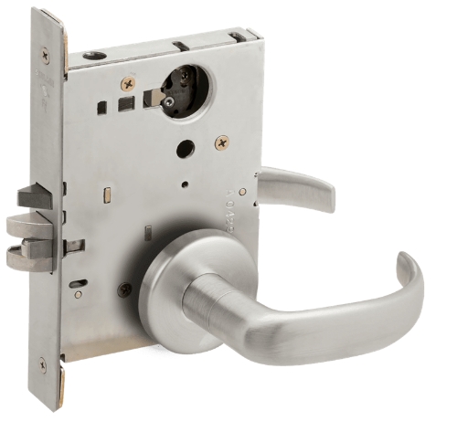 Picture of Schlage L9082 17 Mortise Institution Lock, Field Reversible