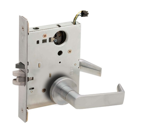 Picture of Schlage L9090EL Mortise Lock, Electrically lock outside lever, No Cylinder -  Fail Safe