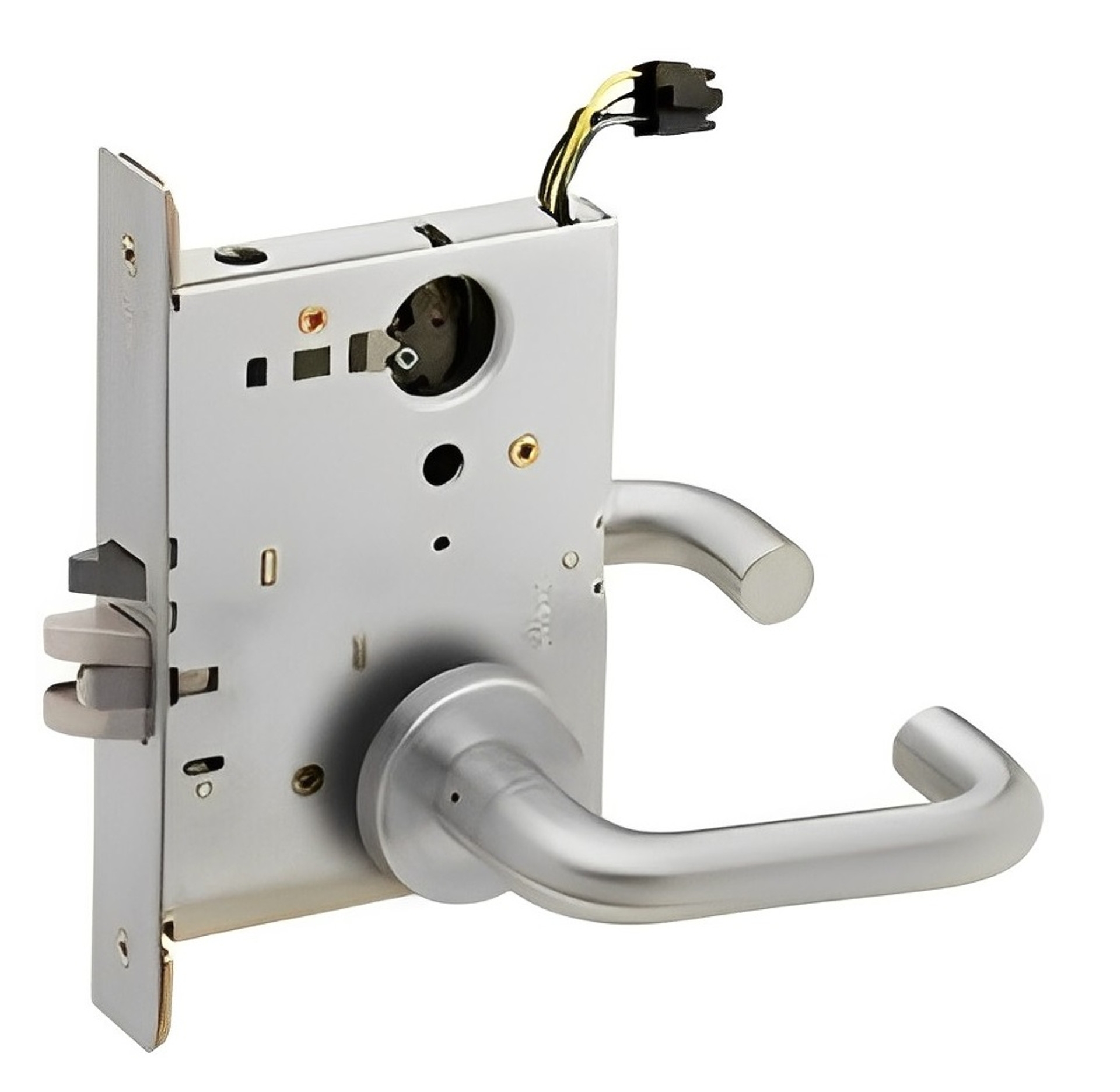 Picture of Schlage L9090EL Mortise Lock, Electrically lock outside lever, No Cylinder -  Fail Safe