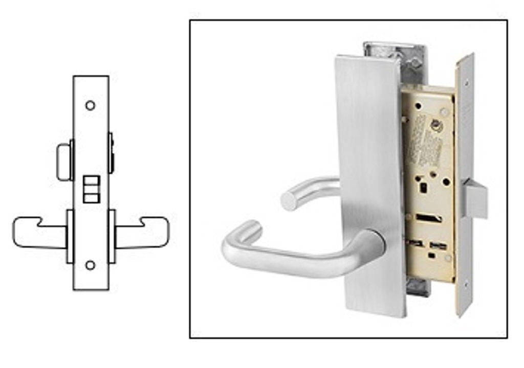 Picture of Sargent 8266 Privacy Bath/Bedroom Mortise Lock