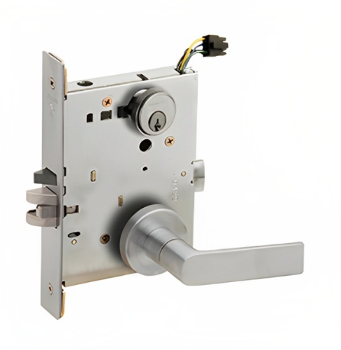 Picture of Schlage L9092EU-01  Mortise Lock, Electrically lock/unlock outside lever W/Cylinder Outside - Fail Secure