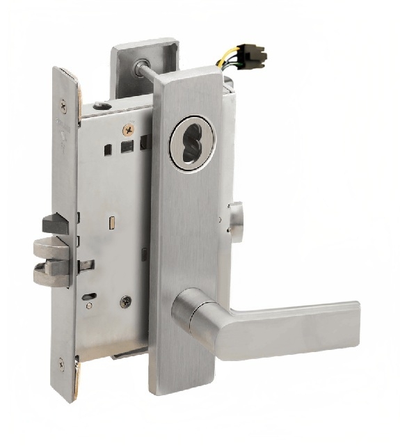 Picture of Schlage L9092EU-01  Mortise Lock, Electrically lock/unlock outside lever W/Cylinder Outside - Fail Secure