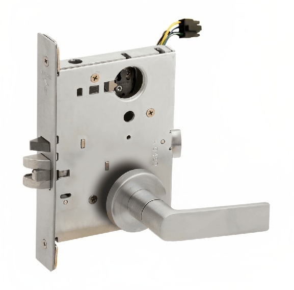 Picture of Schlage L9092EL-01  Mortise Lock, Electrically lock/unlock outside lever W/Cylinder Outside - Fail Safe