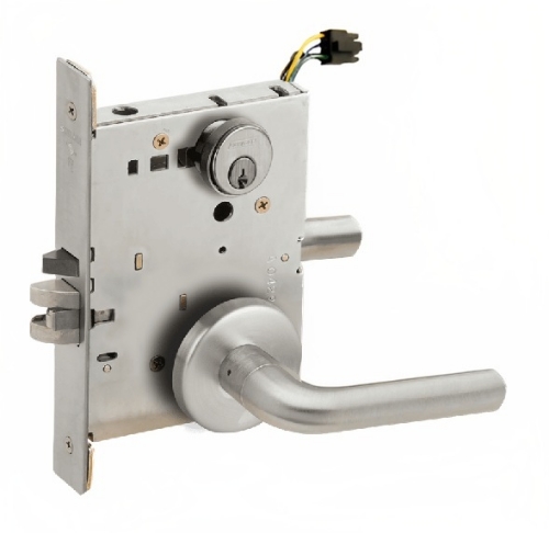 Picture of Schlage L9092EL-02  Mortise Lock, Electrically Lock/Unlock Outside Lever W/Cylinder Outside - Fail Safe