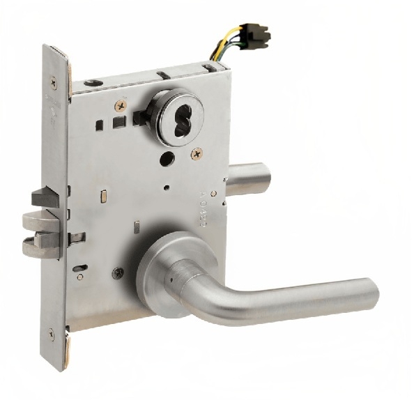 Picture of Schlage L9092EL-02  Mortise Lock, Electrically Lock/Unlock Outside Lever W/Cylinder Outside - Fail Safe