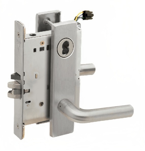 Picture of Schlage L9092EL-02  Mortise Lock, Electrically Lock/Unlock Outside Lever W/Cylinder Outside - Fail Safe