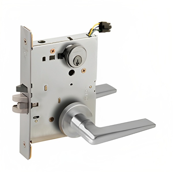 Picture of Schlage L9092EU-05  Mortise Lock, Electrically Lock/Unlock Outside Lever W/Cylinder Outside - Fail Secure