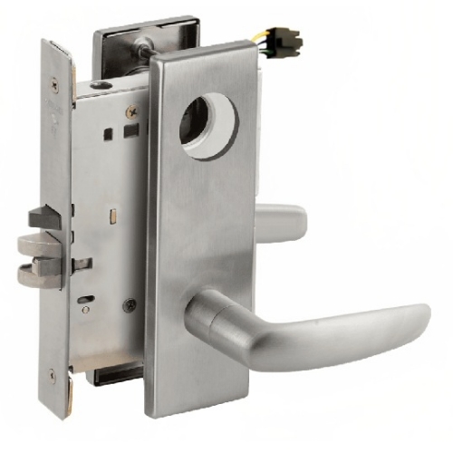 Picture of Schlage L9092EU-07  Mortise Lock, Electrically Lock/Unlock Outside Lever W/Cylinder Outside - Fail Secure