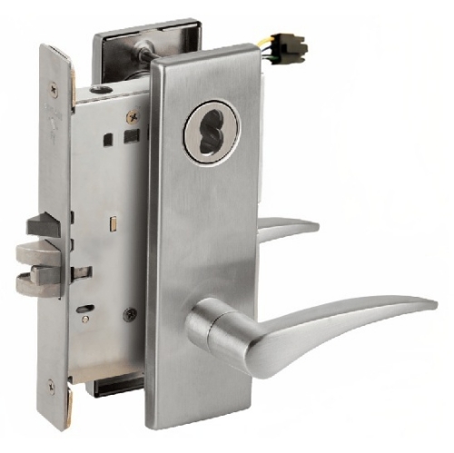 Picture of Schlage L9092EU-12  Mortise Lock, Electrically Lock/Unlock Outside Lever W/Cylinder Outside - Fail Secure
