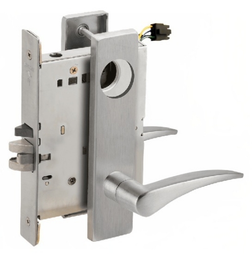 Picture of Schlage L9092EU-12  Mortise Lock, Electrically Lock/Unlock Outside Lever W/Cylinder Outside - Fail Secure