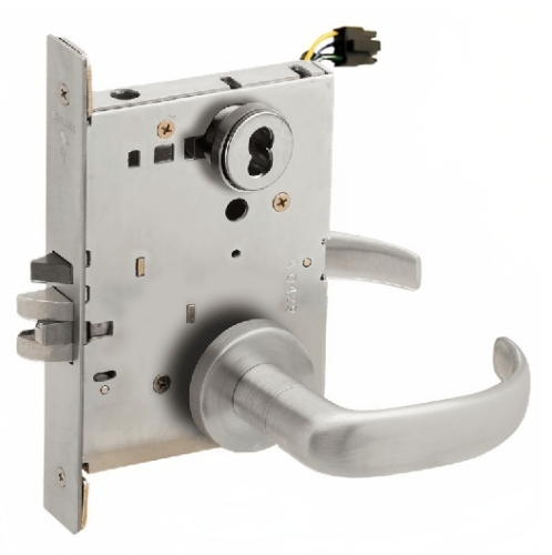 Picture of Schlage L9092EU-17  Mortise Lock, Electrically Lock/Unlock Outside Lever W/Cylinder Outside - Fail Secure
