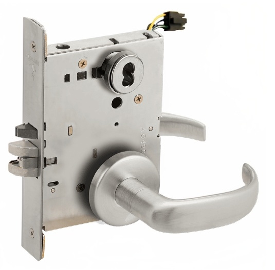 Picture of Schlage L9092EL-17  Mortise Lock, Electrically Lock/Unlock Outside Lever W/Cylinder Outside - Fail Safe