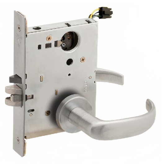 Picture of Schlage L9092EL-17  Mortise Lock, Electrically Lock/Unlock Outside Lever W/Cylinder Outside - Fail Safe