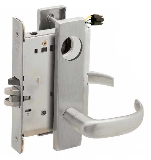 Picture of Schlage L9092EL-17  Mortise Lock, Electrically Lock/Unlock Outside Lever W/Cylinder Outside - Fail Safe