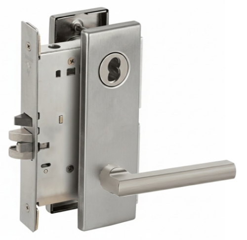 Picture of Schlage L9070 LAT Mortise Classroom Lock, Field Reversible