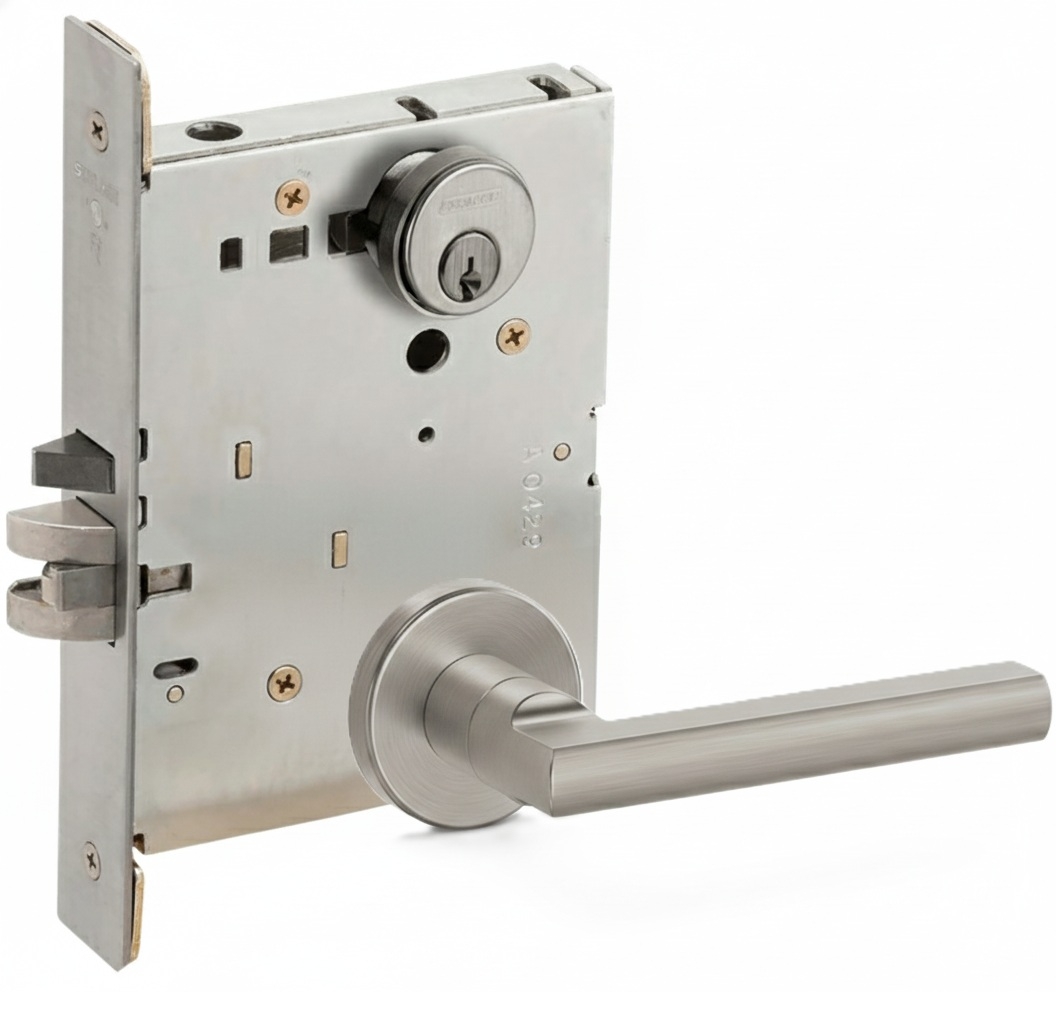 Picture of Schlage L9080 LAT Mortise Storeroom Lock, Field Reversible