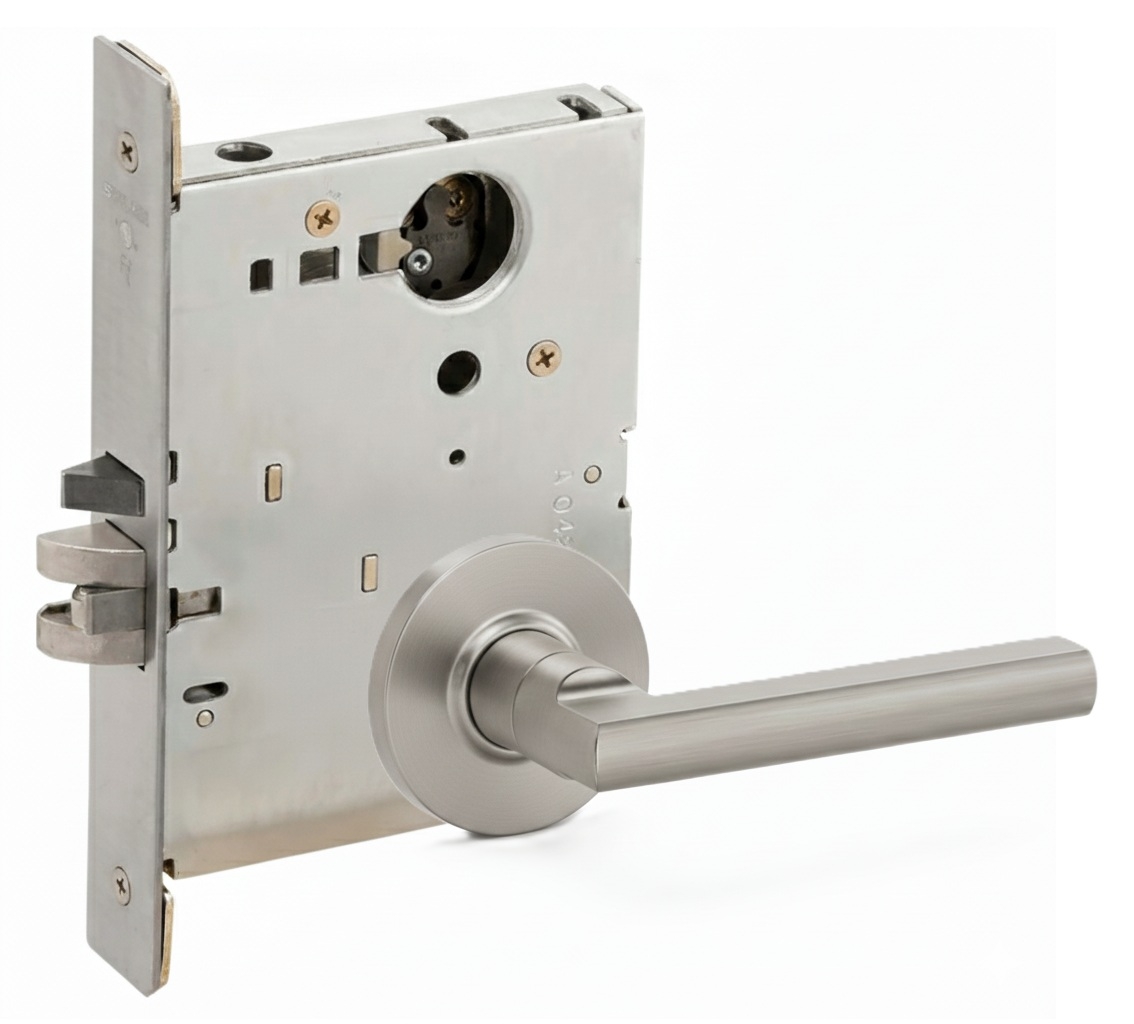 Picture of Schlage L9080 LAT Mortise Storeroom Lock, Field Reversible