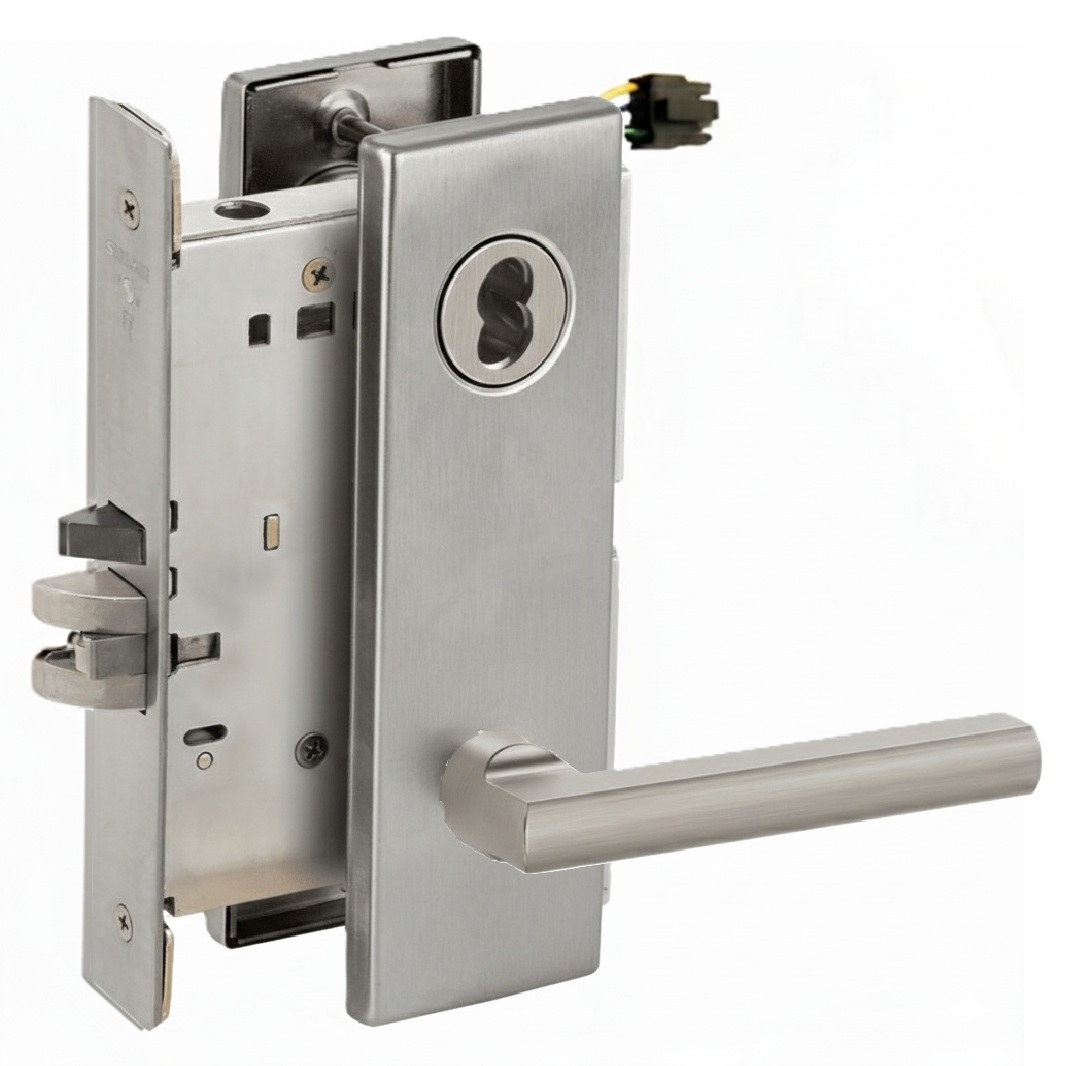 Picture of Schlage L9092EU LAT  Mortise Lock, Electrically Lock/Unlock Outside Lever W/Cylinder Outside - Fail Secure