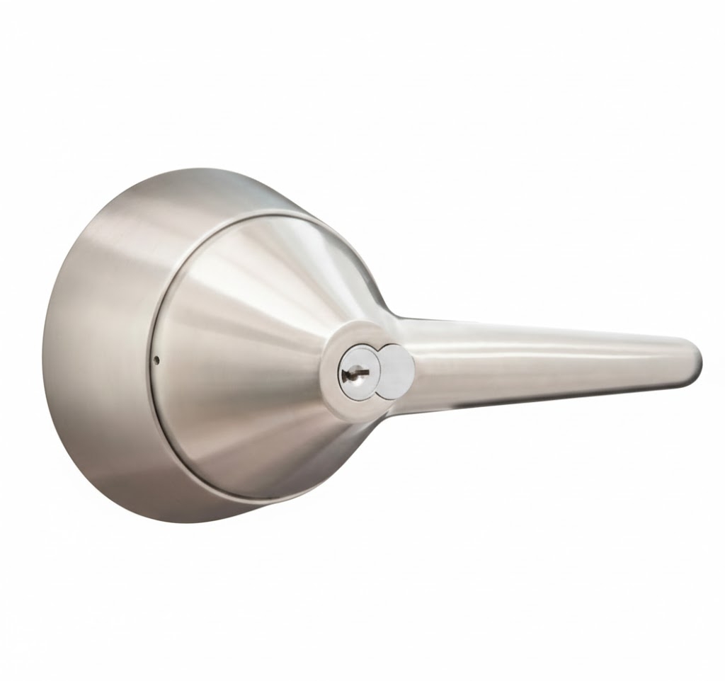 Picture of Cal-Royal ICLRC06 US32D Grade 1, Ligature Resistant Vestibule Lock - Stainless Stee - Accepts SFIC Corel