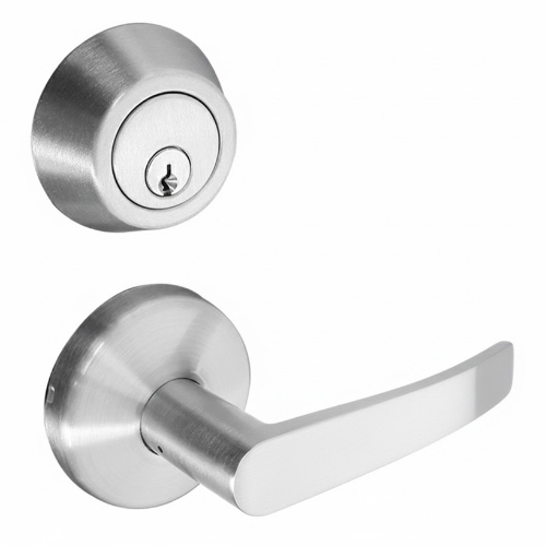 Picture of Cal-Royal HIL30 US26D Single Locking, Interconnected Passage Lever Lock, Satin Chrome