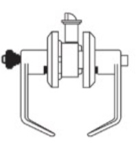 Picture of Cal-Royal SL01 US26D Entrance Push Button Lock, Satin Chrome