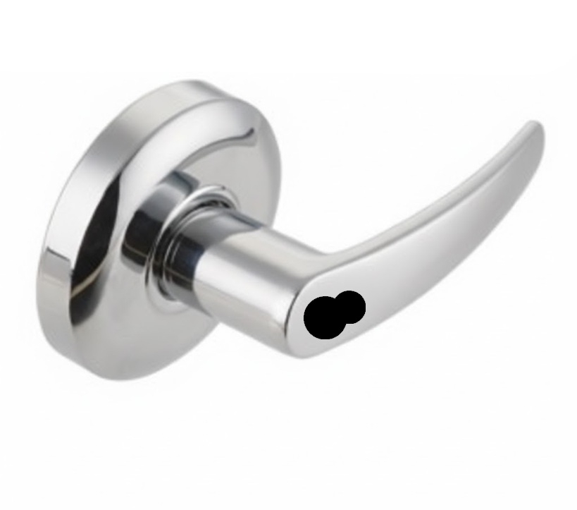 Picture of Cal-Royal ICAG00 US26D Entrance/Office Lock, Satin Chrome - Accepts SFIC Core