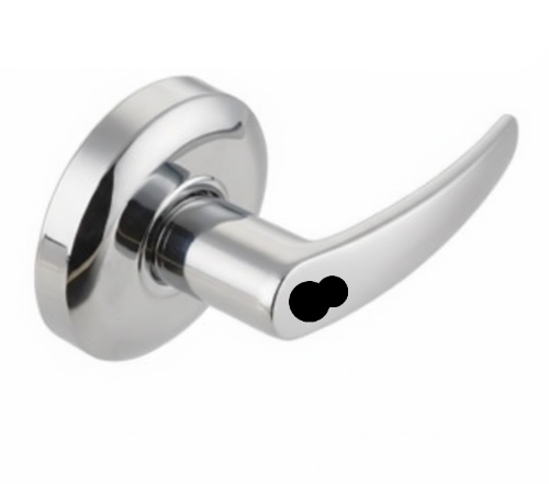 Picture of Cal-Royal ICAG03 US26D Classroom Lock, Satin Chrome - Accepts SFIC Core