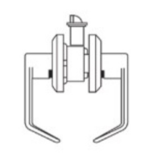 Picture of Cal-Royal RL30 US26D Passage Lever Set, Satin Chrome