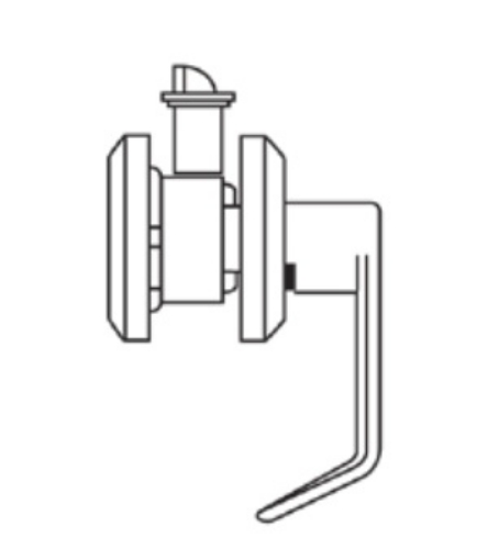 Picture of Cal-Royal ROC50-SQ US26D Grade 2, Exit Lock, Satin Chrome