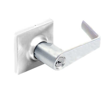 Picture of Cal-Royal SG01-SQ US26D Grade 2, Entrance Push Button Lock, Satin Chrome