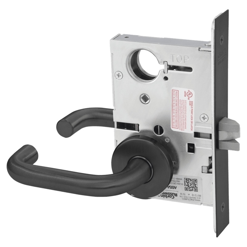 Picture of Corbin Russwin ML2010 LWA Passage or Closet Mortise Lock, LW Lever, A Rose