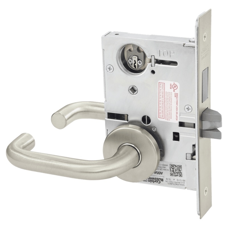 Picture of Corbin Russwin ML2024 LWA Entrance or Storeroom Mortise Lock, LW Lever, A Rose