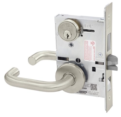Picture of Corbin Russwin ML2048 LWA Entrance or Apartment Mortise Lock, LW Lever, A Rose
