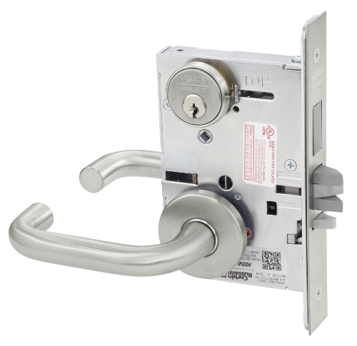 Picture of Corbin Russwin ML2049 LWA Grade 1 Storeroom Mortise Lock, Lustra (Wrought) Lever, A Rose