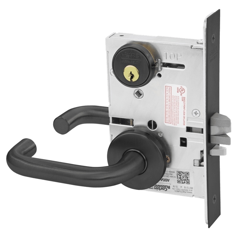 Picture of Corbin Russwin ML2052 LWA Classroom Intruder Mortise Lock, LW Lever, A Rose