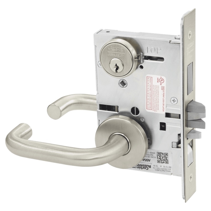 Picture of Corbin Russwin ML2067 LWA Apartment or Dormitory Mortise Lock, LW Lever, A Rose