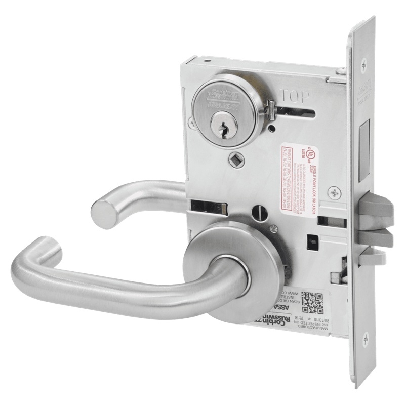 Picture of Corbin Russwin ML2075 LWA Security Entrance or Office Mortise Lock, LW Lever, A Rose