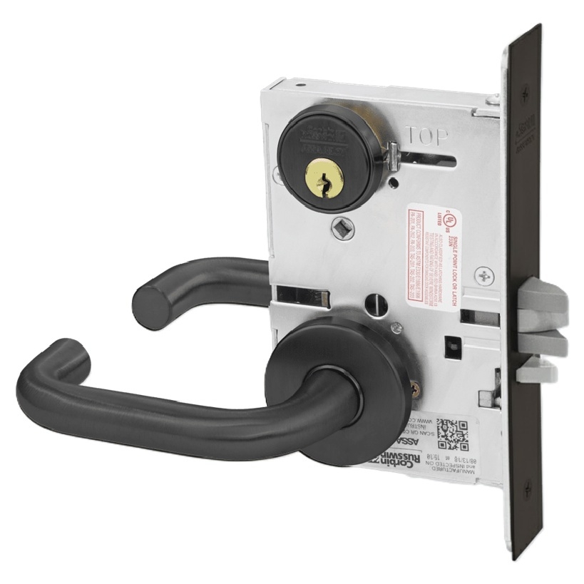 Picture of Corbin Russwin ML2002 LSA Grade 1 Classroom Intruder Mortise Lock, Lustra Lever, A Rose