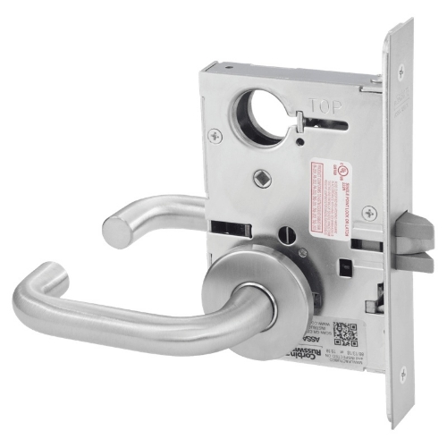 Picture of Corbin Russwin ML2010 LSA Passage or Closet Mortise Lock, LS Lever, A Rose