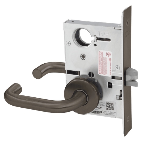 Picture of Corbin Russwin ML2010 LSA Passage or Closet Mortise Lock, LS Lever, A Rose