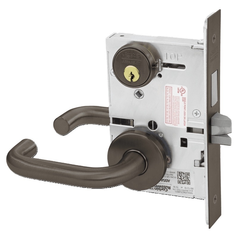 Picture of Corbin Russwin ML2024 LSA Entrance or Storeroom Mortise Lock, LS Lever, A Rose