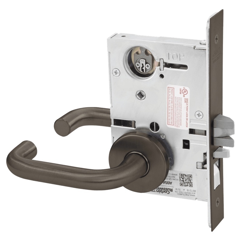 Picture of Corbin Russwin ML2051 LSA Entrance or Office Mortise Lock, LS Lever, A Rose