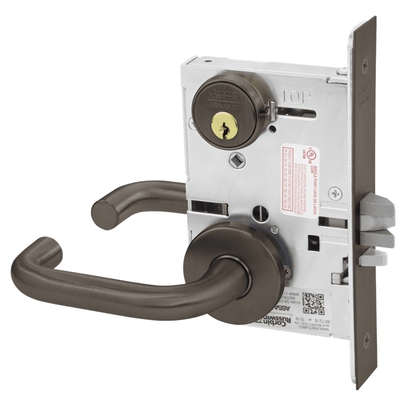 Picture of Corbin Russwin ML2057 LSA Storeroom or Closet Mortise Lock, LS Lever