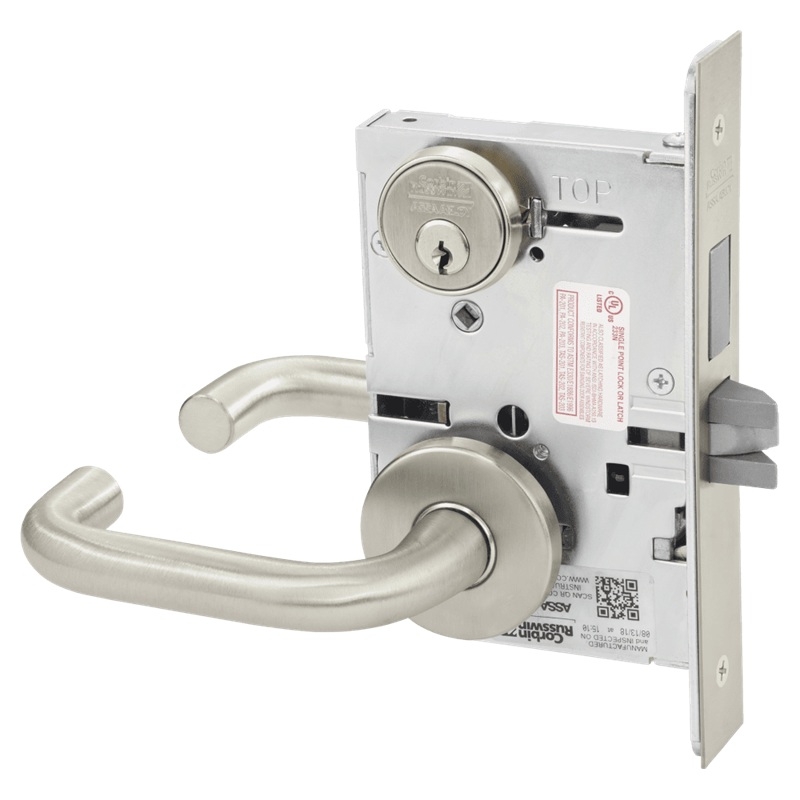 Picture of Corbin Russwin ML2065 LSA Dormitory or Entrance Mortise Lock, LS Lever, A Rose