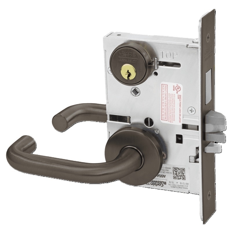 Picture of Corbin Russwin ML2072 LSA Classroom Intruder Mortise Lock, LS Lever, A Rose