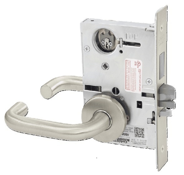 Picture of Corbin Russwin ML2075 LSA Security Entrance or Office Mortise Lock, LS Lever, A Rose