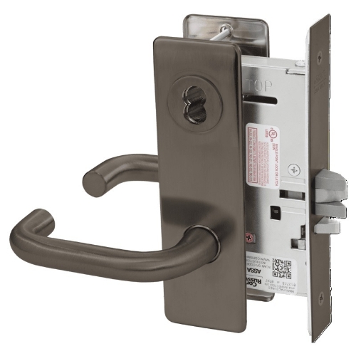 Picture of Corbin Russwin ML2032 LWM Institution or Utility Mortise Lock, LW Lever, M Escutcheon