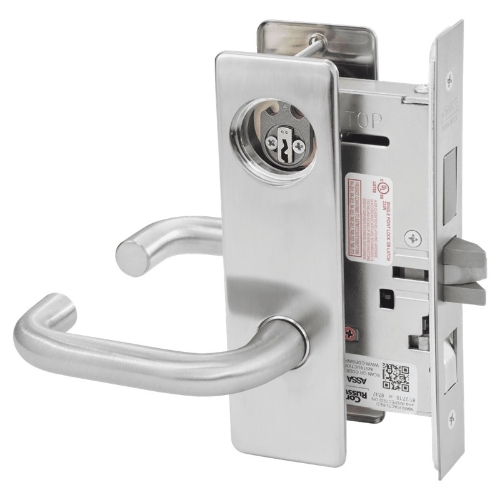 Picture of Corbin Russwin ML2048 LWM Entrance or Apartment Mortise Lock, LW Lever, M Escutcheon